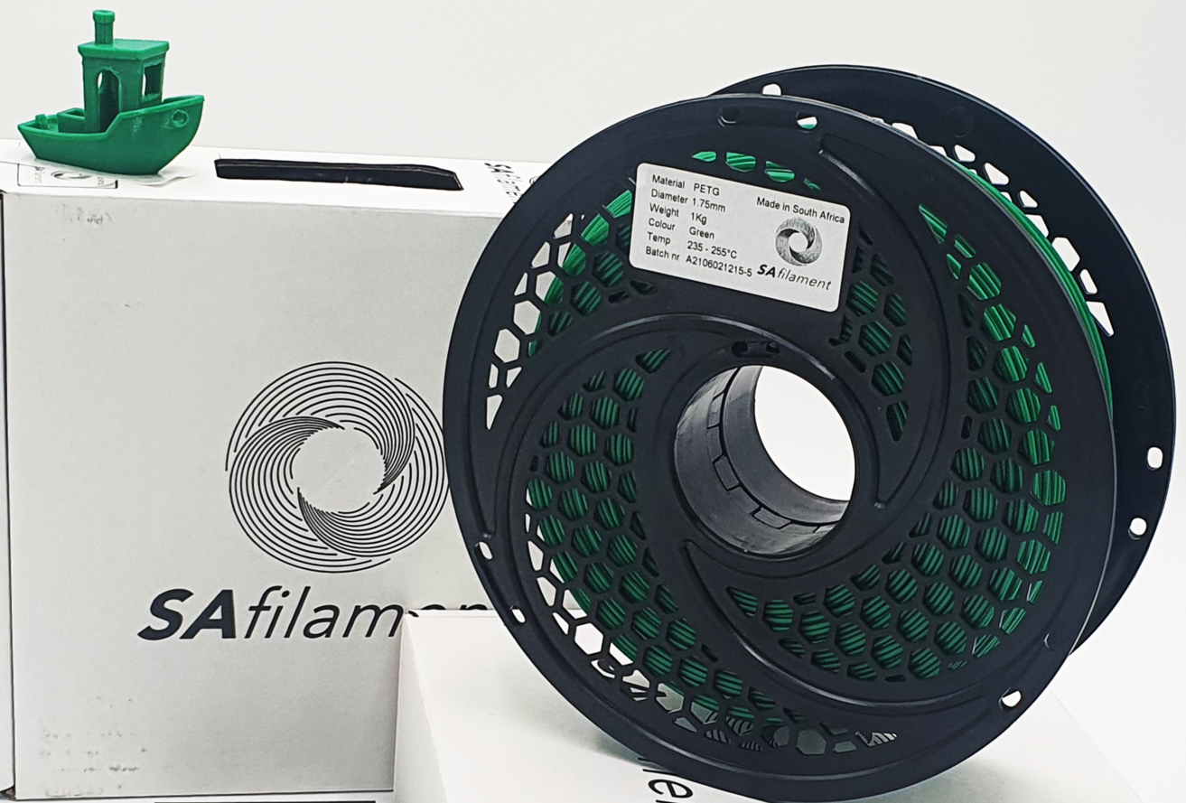 Green SA Filament PETG for 3D Printers