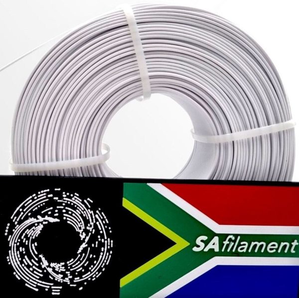 White Spooless SA Filament PLA for 3D Printers